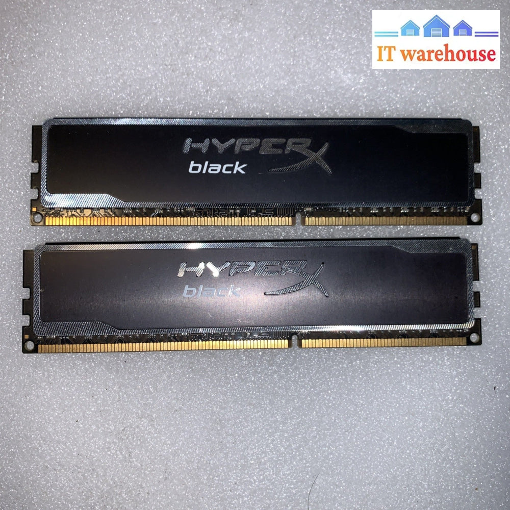 16GB (2×8GB) Kingston HyperX Black DDR3-1600 PC3-12800 Desktop RAM CL10