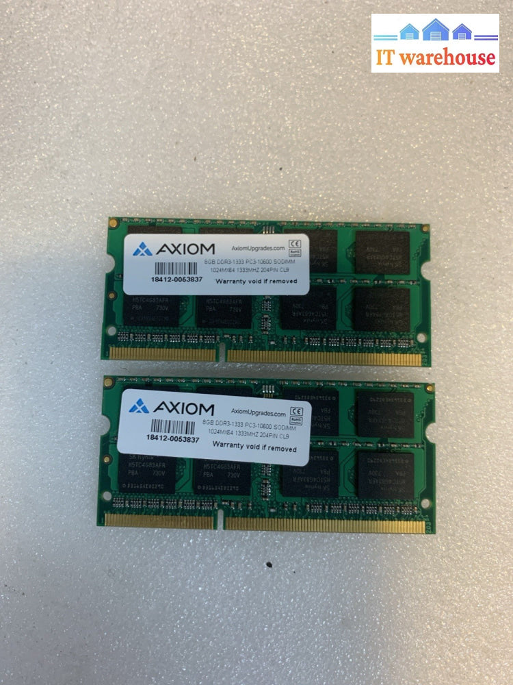 16GB (2x8GB) DDR3-1333 PC3-10600 SODIMM Laptop Memory RAM 204pin CL9