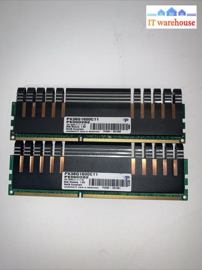16GB = 2x8GB PATRIOT VIPER ETREME 8GB DDR3 PX38G1600C11 desktop Ram memory