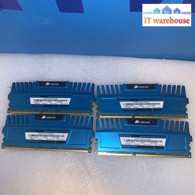 16GB =4x 4G Corsair CMZ8GX3M2A1600C9B Vengeance Blue PC3-12800 1600mHz DDR3 RAM