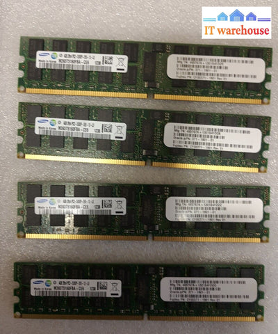 - 16GB (4x4 GB) ORACLE 371-1901 PC2-5300P M393T5160FBA-CE6 SERVER RAM @@@