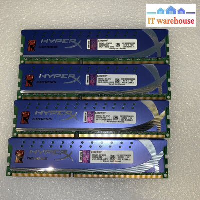 16Gb Kit (4X4Gb) Kingston Hyperx Genesis Ddr3-1600 Pc3-12800 Khx1600C9D3K2/8Gx