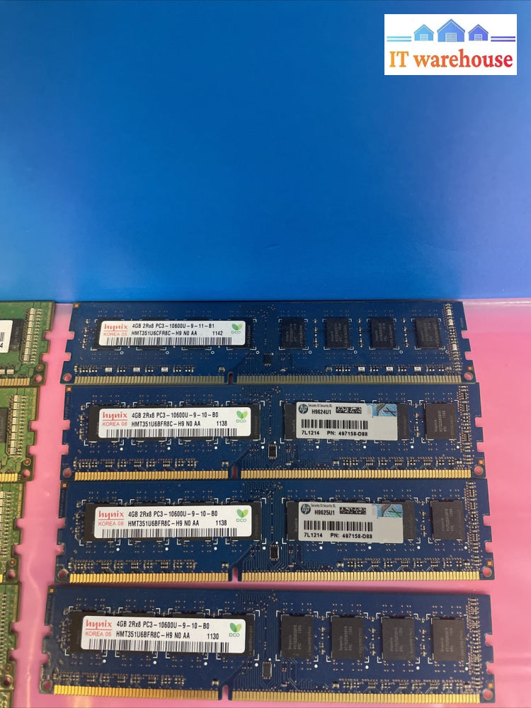 ( 16x 4GB, 8 pairs) DDR3 PC3  Desktop Ram