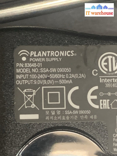 17x Plantronics W740 CS540 W730 CS510 W710 CS520 W720 CS530 AC Adapter 203158-01