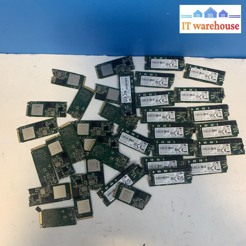 18 Pair of (broken) Samsung 960GB MZ-1LB9600 PCIe NVMe M.2 22110 hard drive
