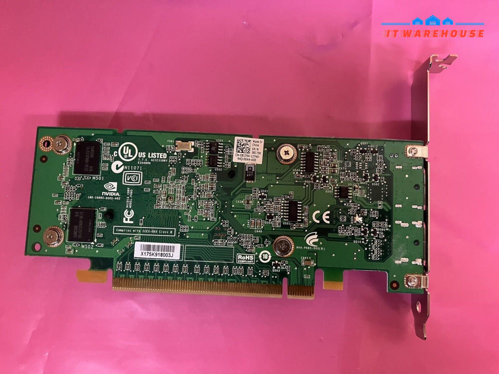 ~ 180-10685-0005-A02 DELL NVIDIA QUADRO NVS 295 256MB PCI-E VIDEO CARD 0X175K