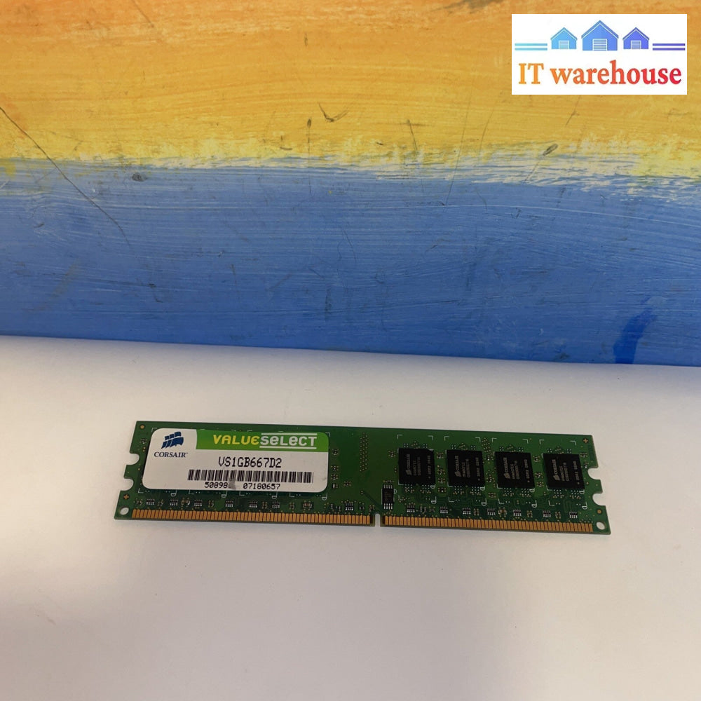 1GB CORSAIR Value Select DDR2 667Mhz CL5 240 DESKTOP MEMORY VS1GB667D2