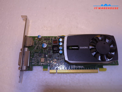 1Gb Dell Nvidia Quadro 600 Ddr3 Pci Express 2.0 X16 Dvi Display Port Video Card-