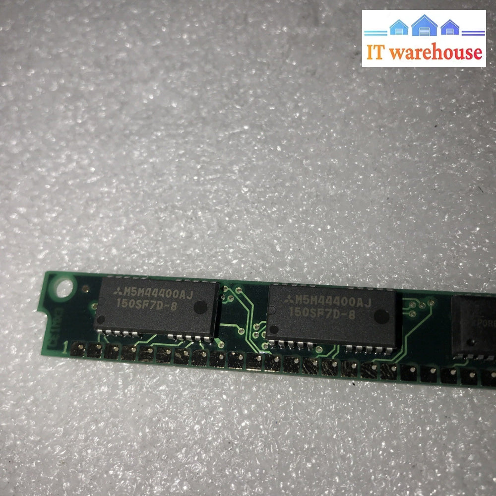 1MB Simm 30-pin 70ns 3-Chip  (2x M5M44400AJ) (1x  81C1000-80)
