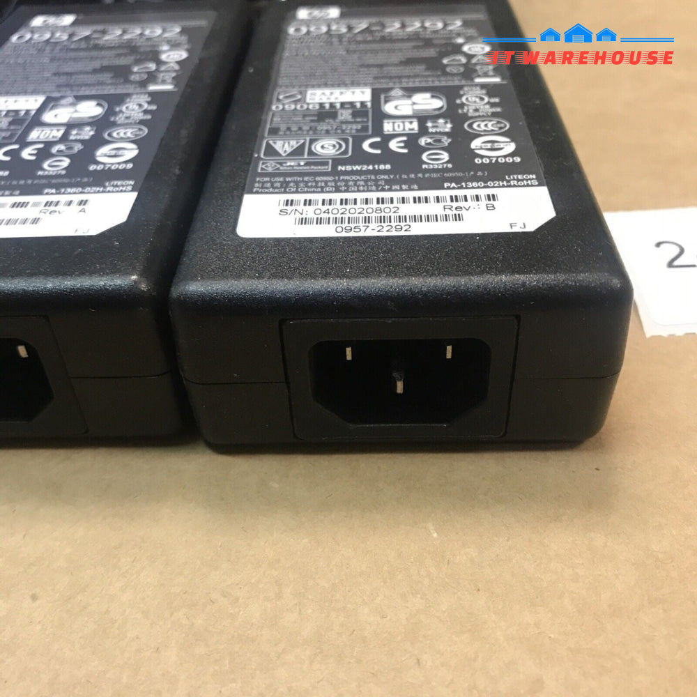 (1x)   24V HP ScanJet 0957-2292 7400C 7450C C7710A C7710AR C7712A AC ADAPTER