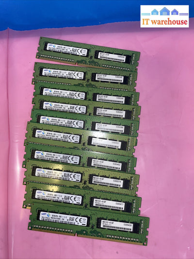 (1x) 8GB Samsung 2Rx8 PC3L-12800E-11-12-E3 ECC Ram M391B1G73QH0 -YK0/CK0/CK0Q