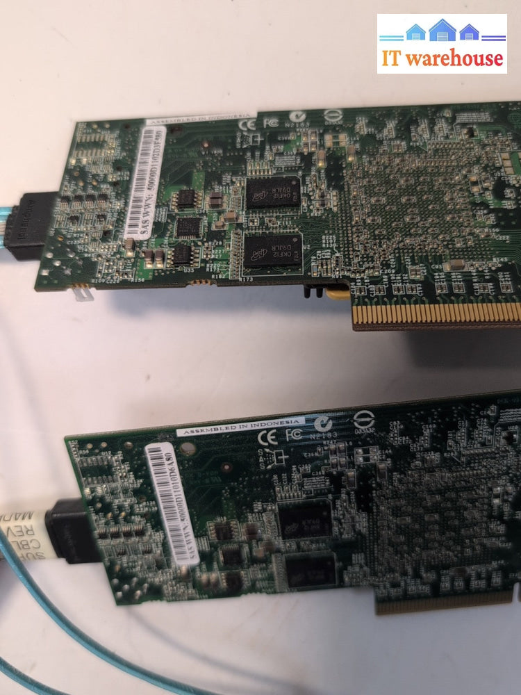 (1x)  Adaptec ASR-2405 SAS SATA 4 port 3GB 8 x PCI-E 2405 RAID Adapter -