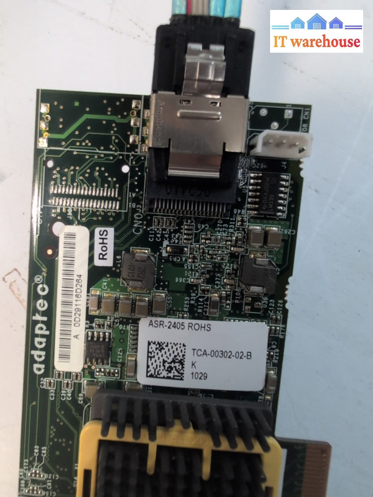 (1x)  Adaptec ASR-2405 SAS SATA 4 port 3GB 8 x PCI-E 2405 RAID Adapter -