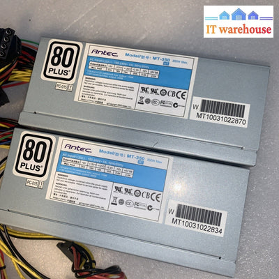 (1x) Antec MT-352 350 W 80+ Bronze Power Supply PSU