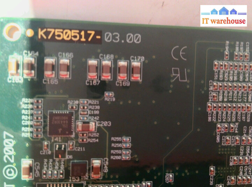 - 1x  BARCO BarcoMed Nio PCIE K9305004  DISPLAY CONTROLLER CARD K750517