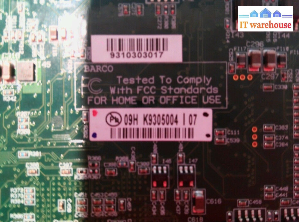 - 1x  BARCO BarcoMed Nio PCIE K9305004  DISPLAY CONTROLLER CARD K750517