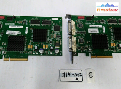 - 1x BARCO K9305006 BarcoMed PCIe Coronis PCIExpress  Display Controller Card