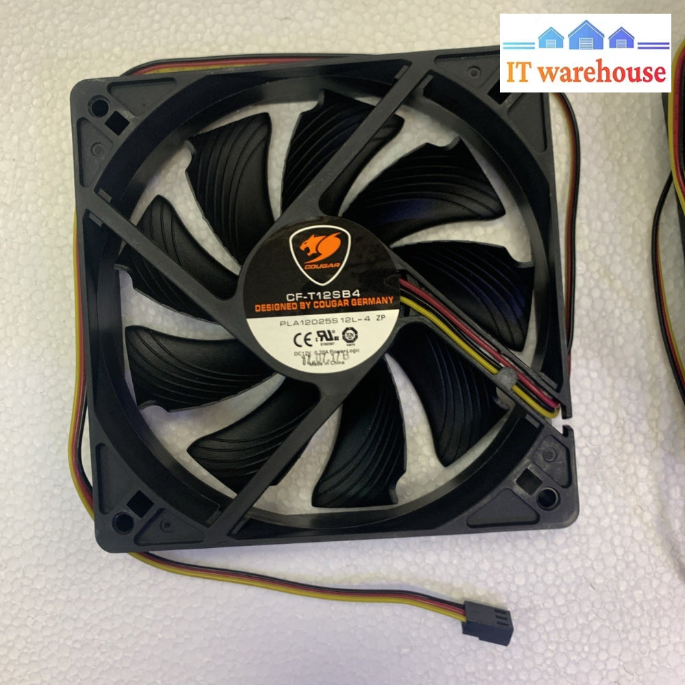 (1x) Brand New ~ COUGAR CF-T12SB4 120MM 3-Pin Computer PC Case Fan