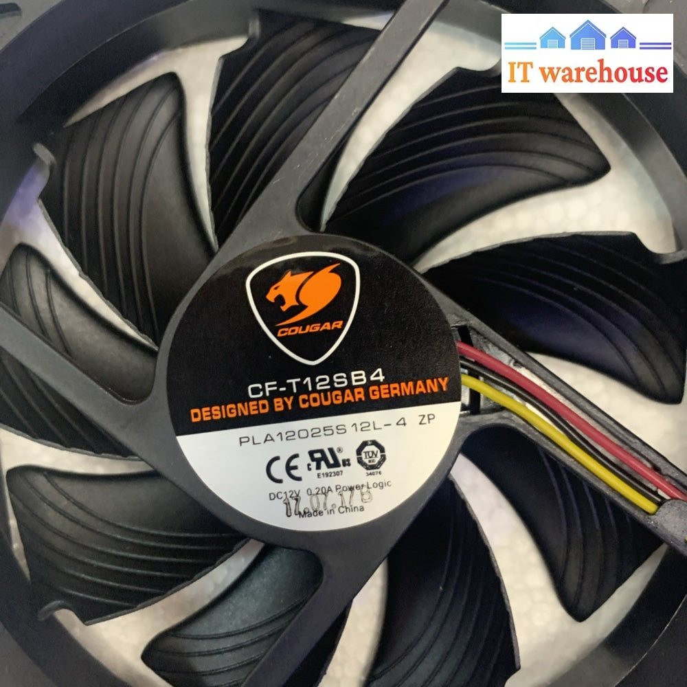 (1x) Brand New ~ COUGAR CF-T12SB4 120MM 3-Pin Computer PC Case Fan