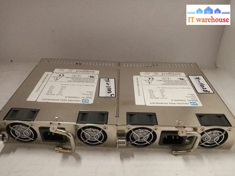 - 1x Channel Well Technology PSB400M-J4 400w Swap PSU