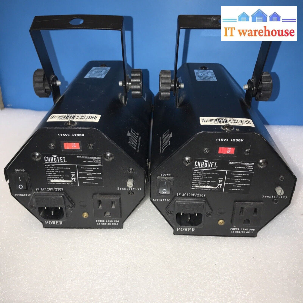 1X Chauvet Dj Lx-5 Moonflower Led Light Mint Cond Mounting Bracket