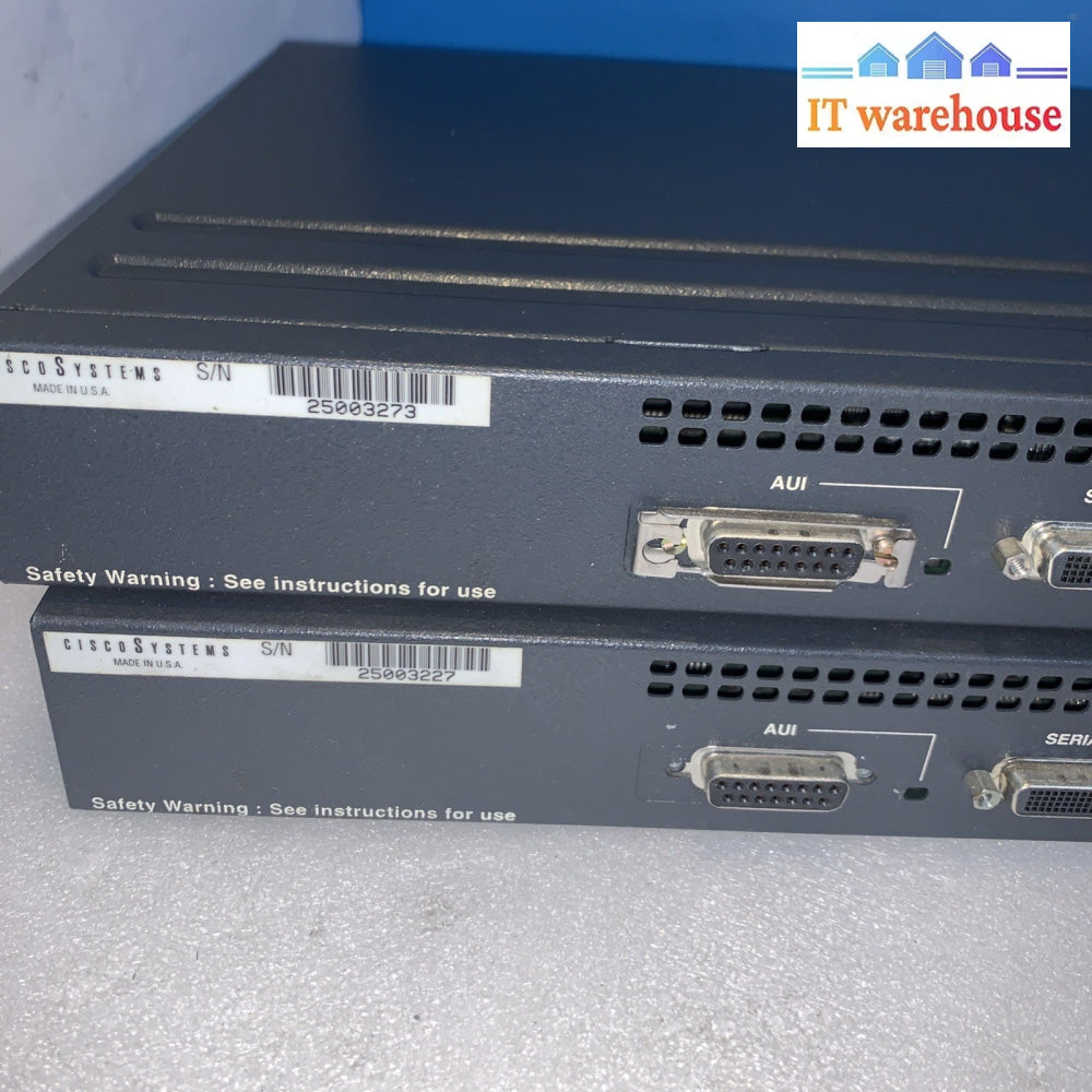 (1x)  Cisco 2500 2511 16-Port Async Serial Access Terminal Server Router