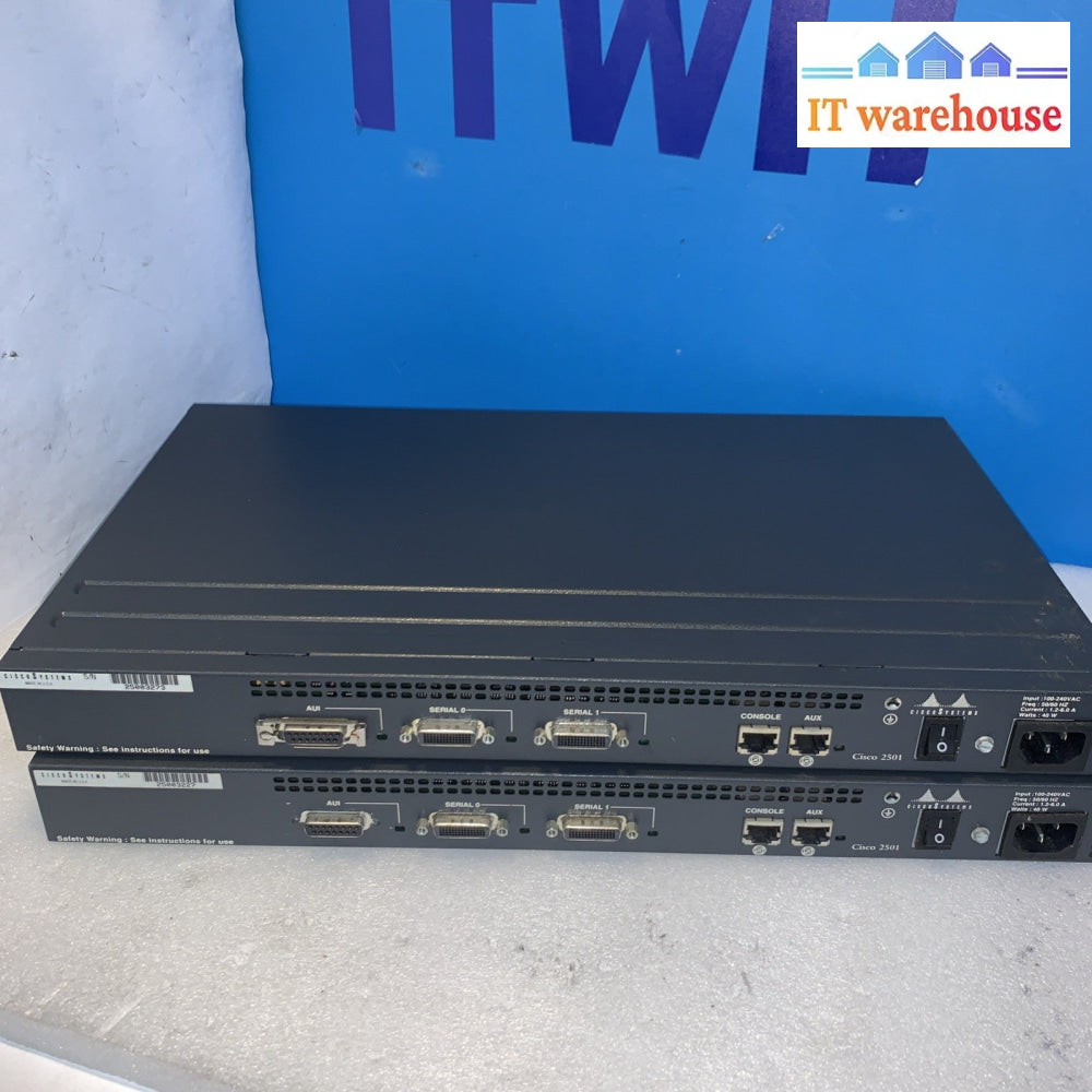 (1x) Cisco 2500 2511 16-Port Async Serial Access Terminal Server Route ...