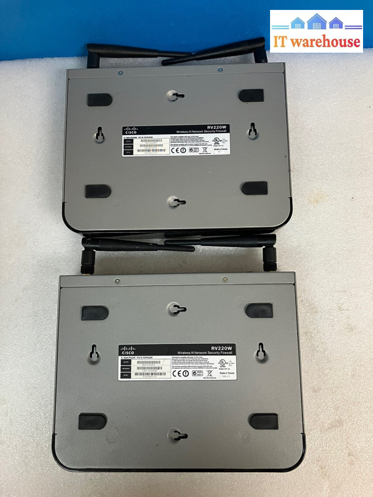 (1x) Cisco RV220W Wireless 4 Port Ethernet Switch Security Firewall Router + Ac