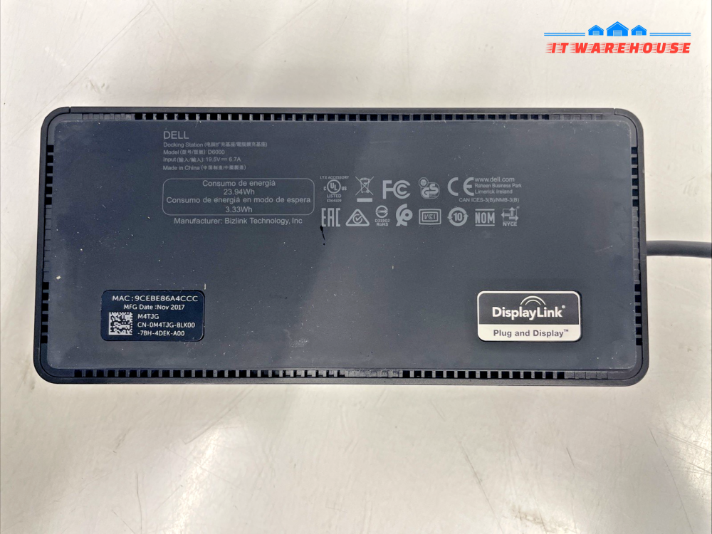 1X Dell  D6000 +2X kensington SD5200T  Docking Station （NO AC）  +