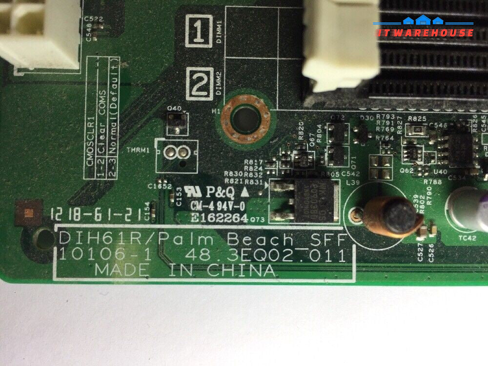 - 1x Dell F6X5P Optiplex 390 (SFF) Motherboard DIH61R PB0520 @@@