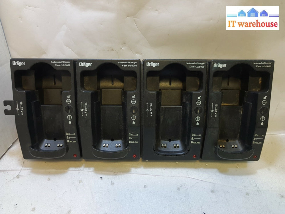 1x Drager X-am 1/2/5000 4-Gas Multi Gas 8318639 Charger (NO AC ADAPTER)