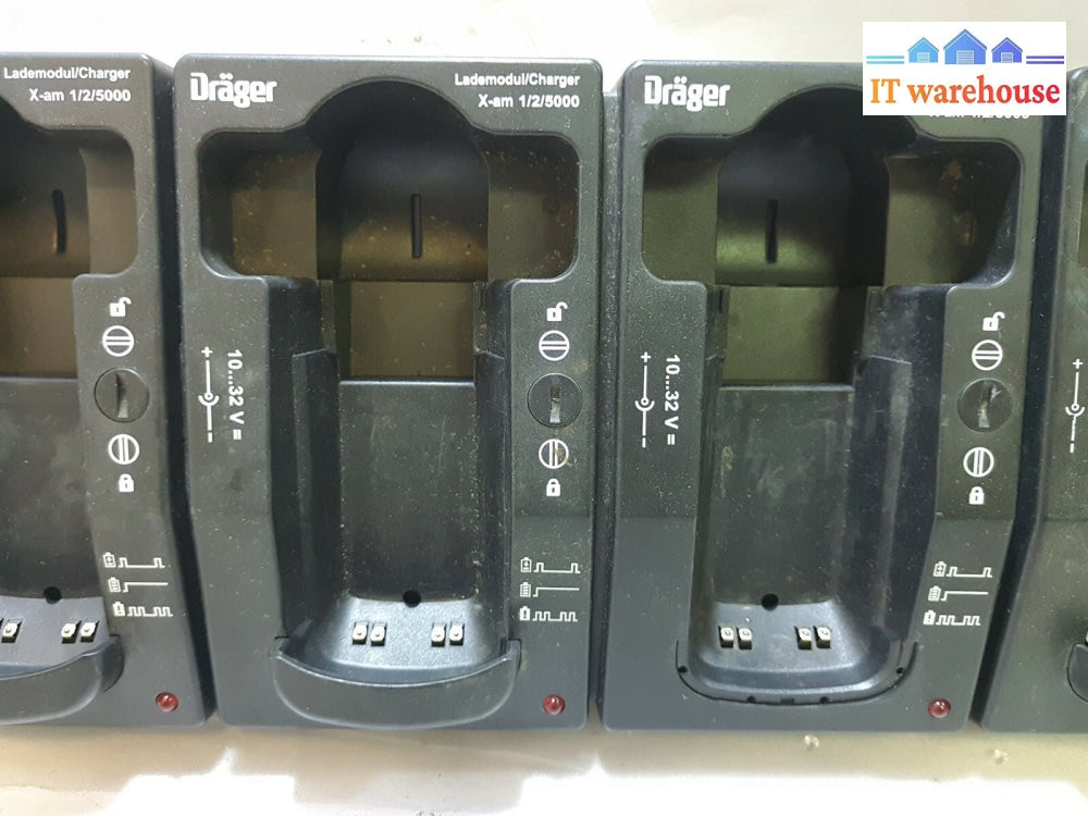 1x Drager X-am 1/2/5000 4-Gas Multi Gas 8318639 Charger (NO AC ADAPTER)