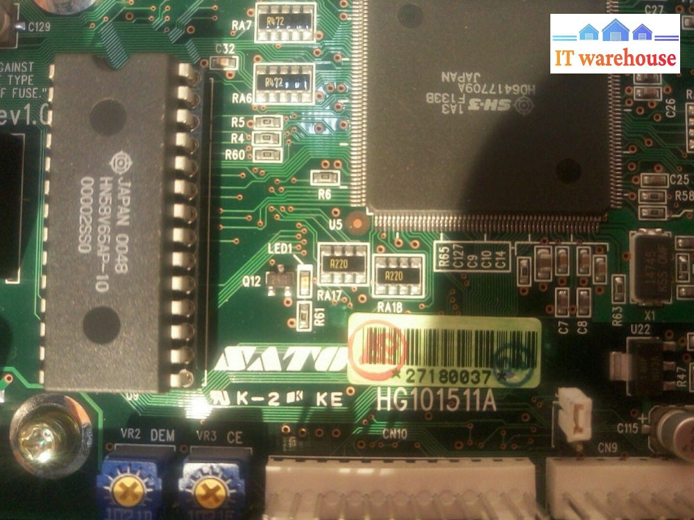 - 1x  EHM-CONT-(GA) Control Board REV 1.0 HG101511A For SATO M-8400  Printer 