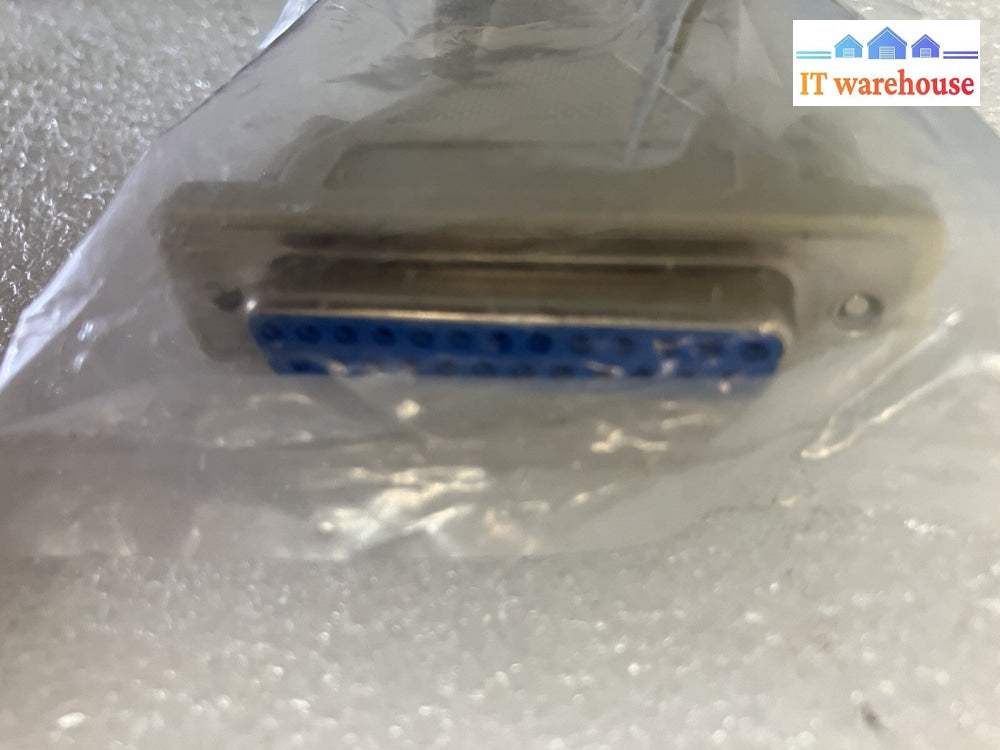 1X GC-9M25F Gender Changer DB25F to DB9M (D-Sub 25pin Female to D-Sub 9pin Male)
