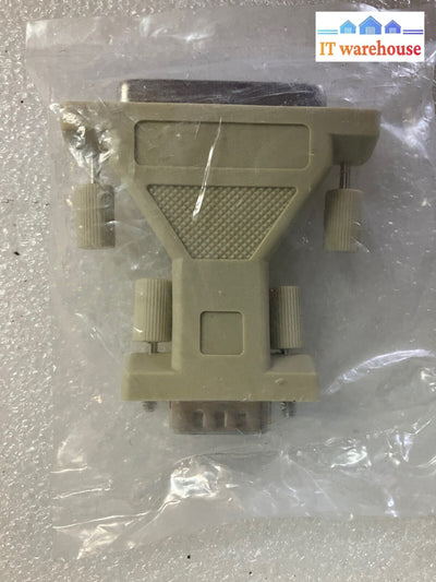 1X GC-9M25F Gender Changer DB25F to DB9M (D-Sub 25pin Female to D-Sub 9pin Male)