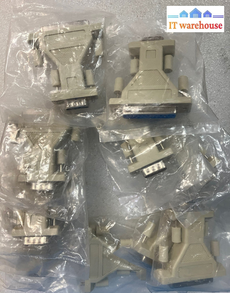 1X GC-9M25F Gender Changer DB25F to DB9M (D-Sub 25pin Female to D-Sub 9pin Male)