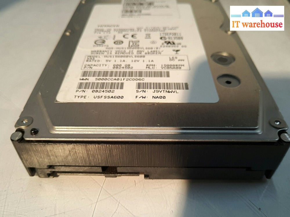 -1x Hitachi IBM 600GB 15K 3.5"  SAS Drive HUS156060VLS600  46X0884 46X0886