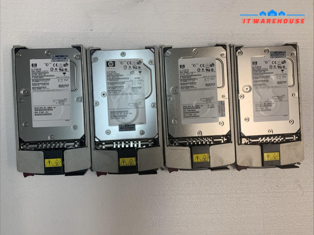 1x HP 36.4 GB 15K RPM wide ultra320 SCSI server hard drive +caddy