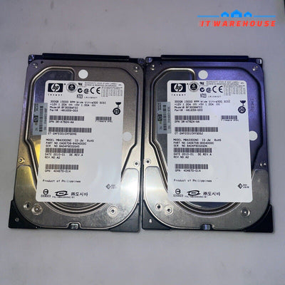 1x  HP BF3008AFEC 481659-003 300GB 15k  8MB SCSI U320 3.5 " Hard Drive