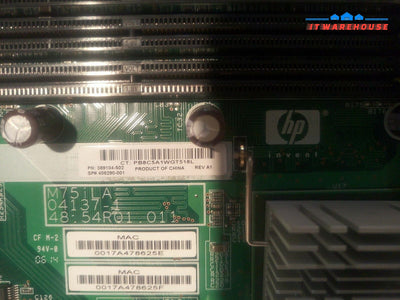 - 1x  HP DL140 G2 System Board PN 389104-502 SP# 408290-001 REV A1 @@@