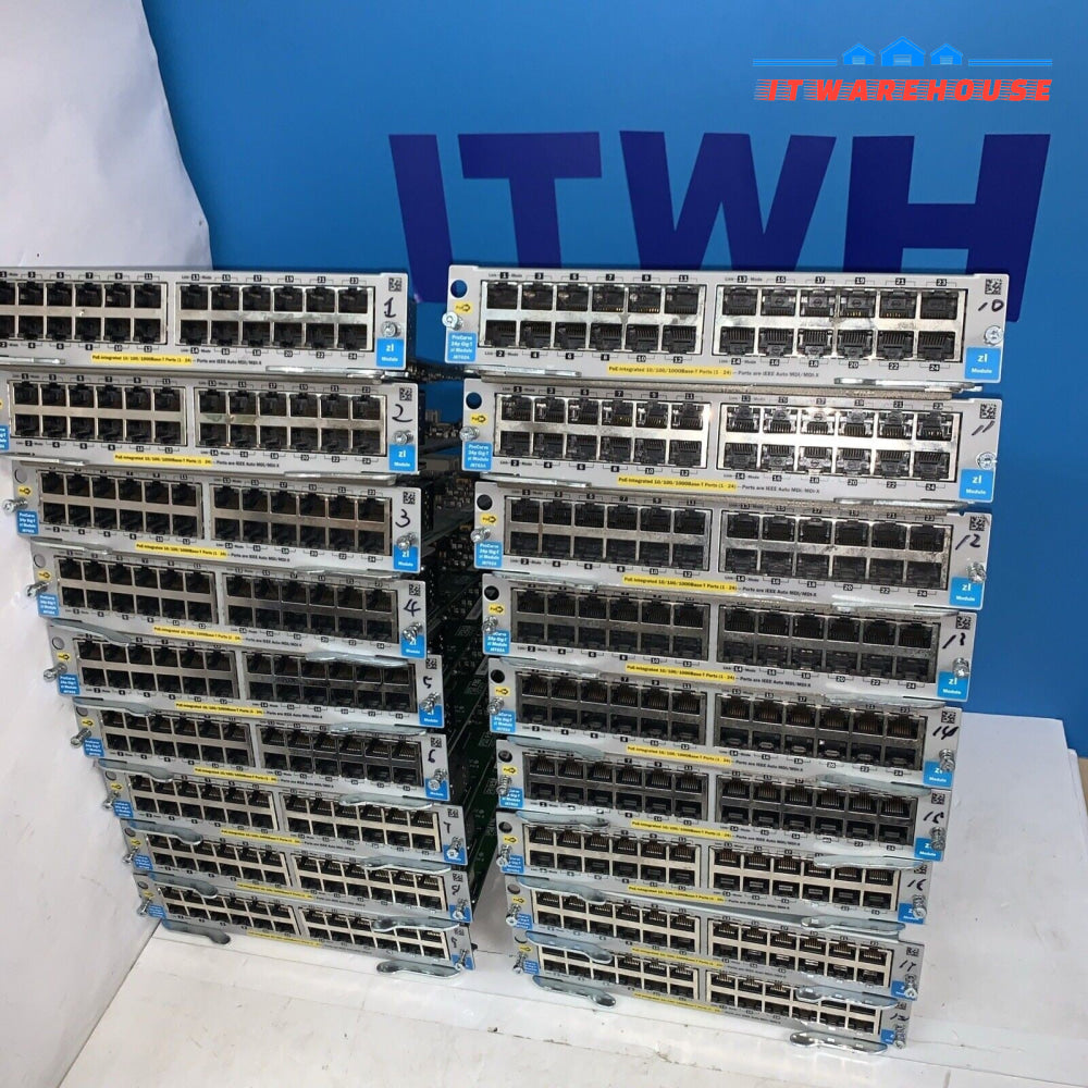 (1x)   HP J8702A HP Procurve 24p Gig-T ZL PoE Module for HP 5406ZL or 5412ZL