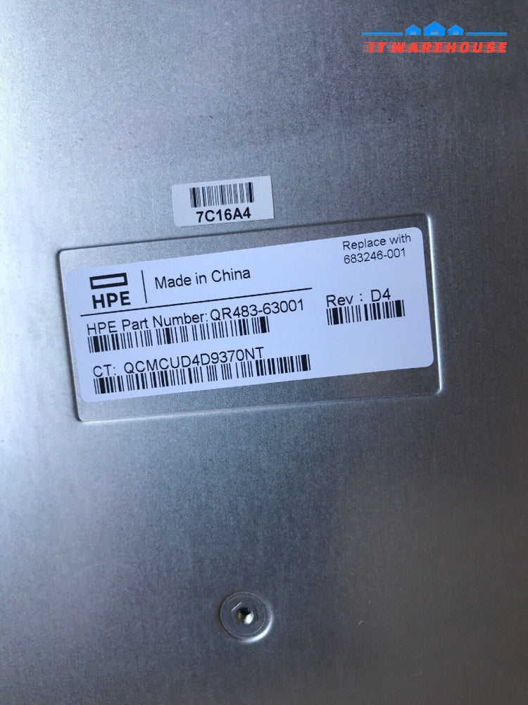1x  HPE 3PAR 7400 Node Module with 16G Cache Memory and 64GB SSD Drive