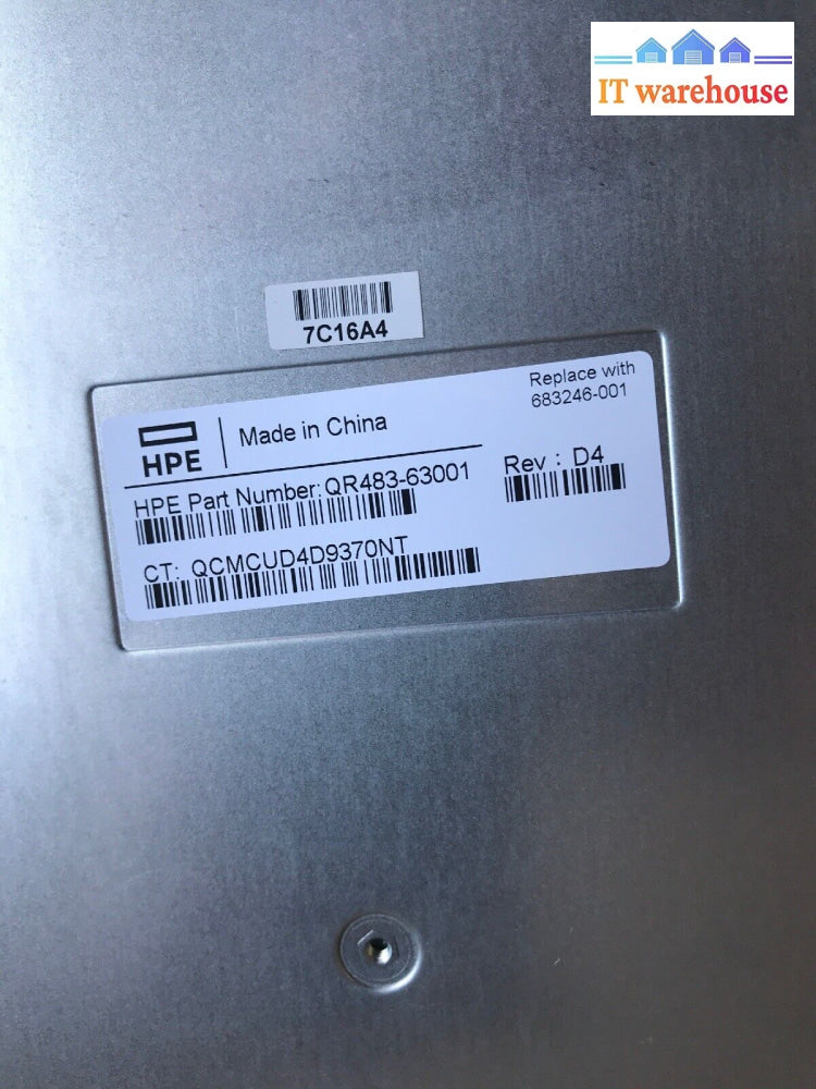 1X Hpe 3Par 7400 Node Module With 16G Cache Memory And 64Gb Ssd Drive