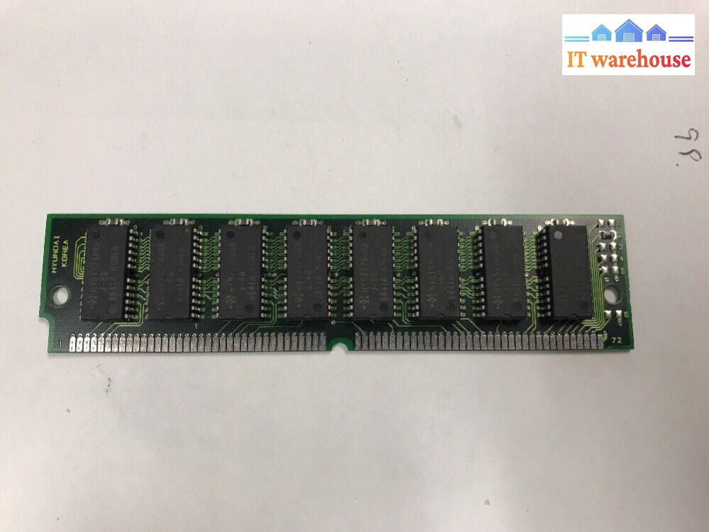 1x  HYUNDAI HYM532414AM-60 RAM MEMORY MODULE CARD 72 PIN 16MB  #E.BOX-11
