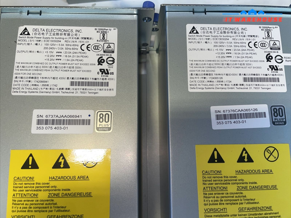 1x IBM Dell TL2000 TL4000 300W EOE13030294 Power Supply 35P3065