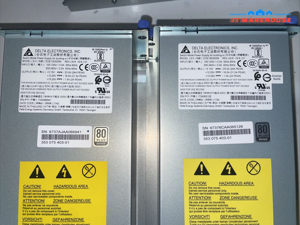 1x IBM Dell TL2000 TL4000 300W EOE13030294 Power Supply 35P3065