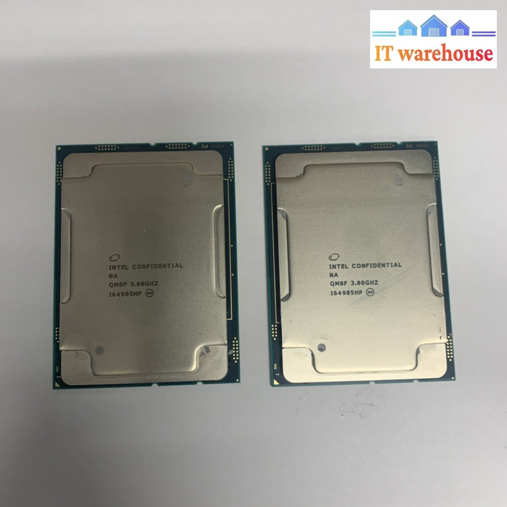 (1x) INTEL CONFIDENTIAL QM8F 3.00GHZ CPU processor