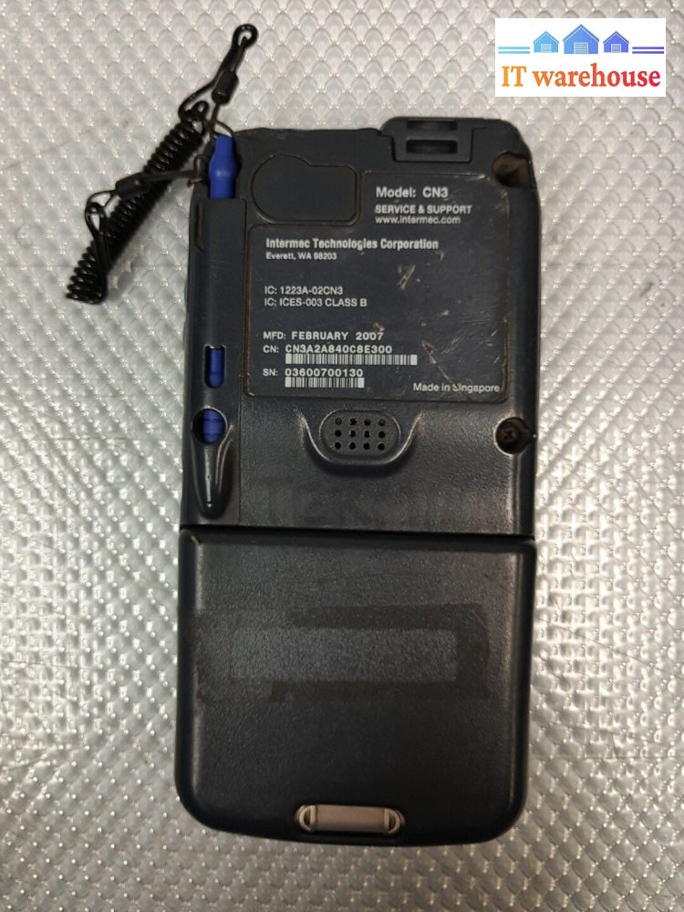 - 1x Intermec CN3 Barcode Scanner  Mobile Computer With  extra battery