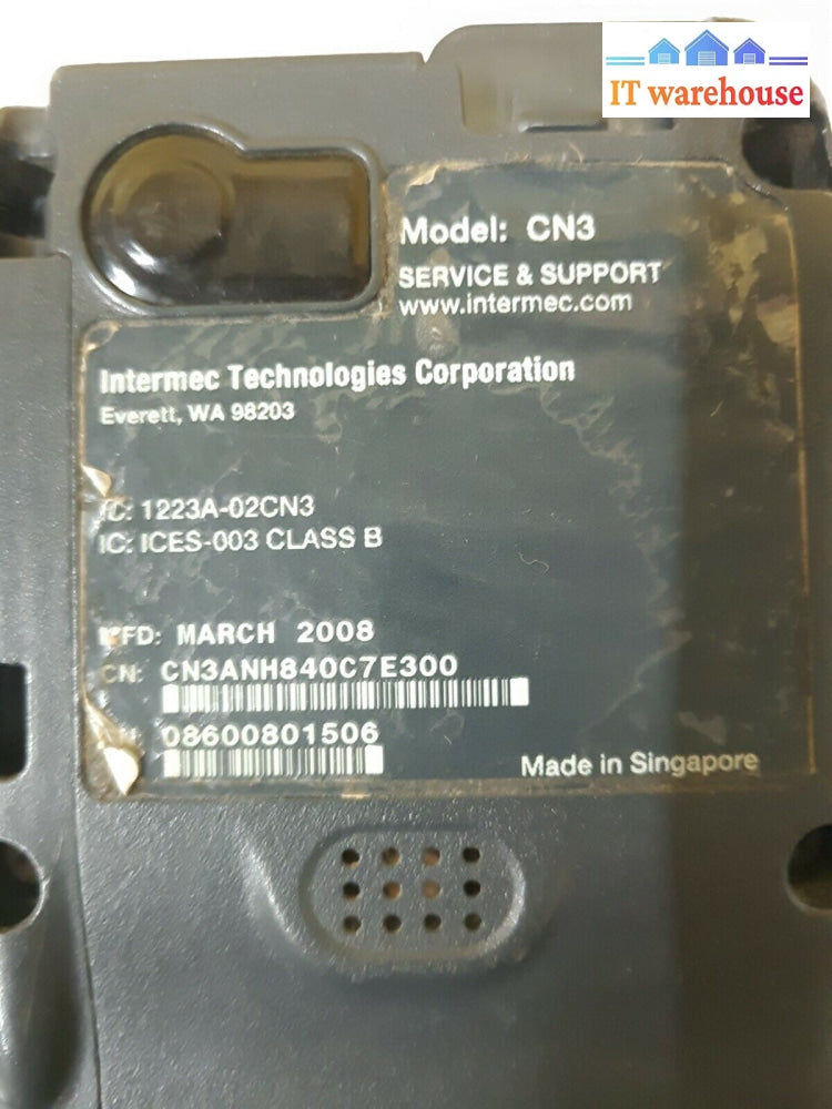 - 1x Intermec CN3 Mobile Computer Barcode Scanner W/dock & Adapter  