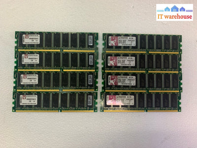 (1x)  KVR400X72C3A/1G Kingston 1GB PC3200 CL3 ECC DIMM 184 pin DDR 2.6V RAM